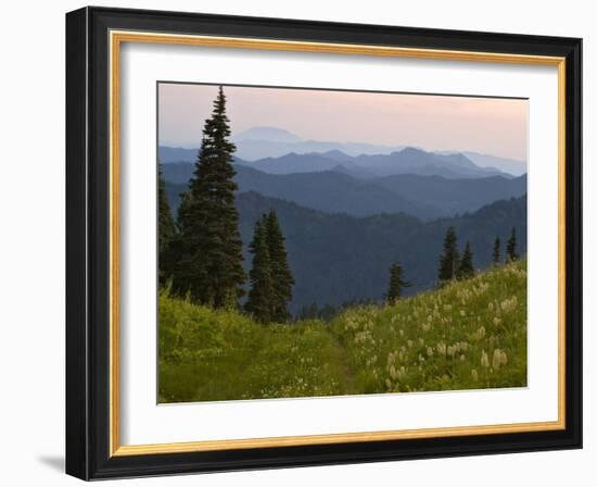 View of Washington Cascade Mountain Ranges, Washington State, USA-Janis Miglavs-Framed Photographic Print