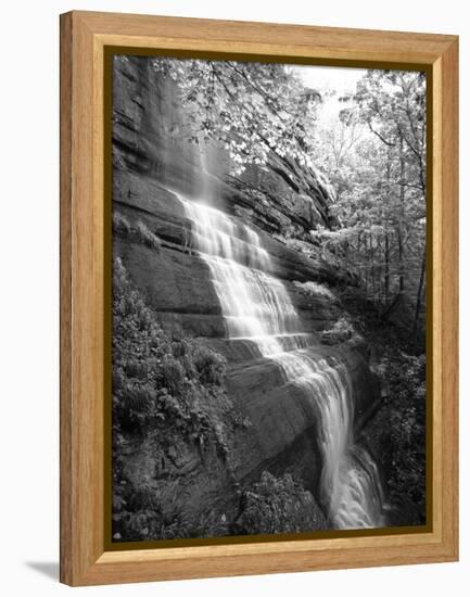 View of Waterfall, Jessamine County, Kentucky, USA-Adam Jones-Framed Premier Image Canvas