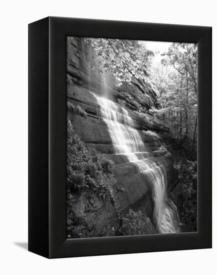 View of Waterfall, Jessamine County, Kentucky, USA-Adam Jones-Framed Premier Image Canvas