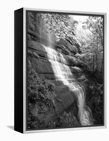 View of Waterfall, Jessamine County, Kentucky, USA-Adam Jones-Framed Premier Image Canvas