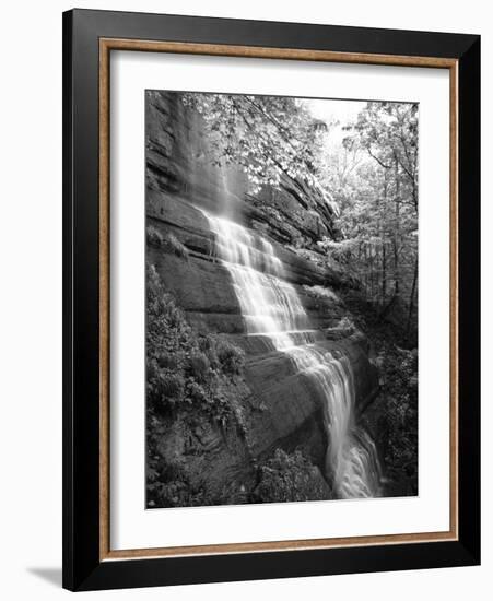 View of Waterfall, Jessamine County, Kentucky, USA-Adam Jones-Framed Photographic Print