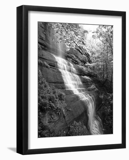 View of Waterfall, Jessamine County, Kentucky, USA-Adam Jones-Framed Photographic Print