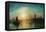 View of Westminster Bridge and the Houses of Parliament-James Francis Danby-Framed Premier Image Canvas