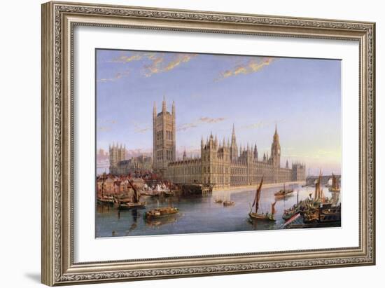 View of Westminster from Lambeth, 1859-John Macvicar Anderson-Framed Giclee Print