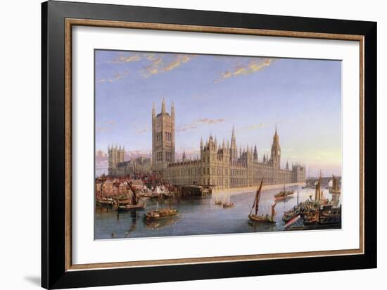 View of Westminster from Lambeth, 1859-John Macvicar Anderson-Framed Giclee Print