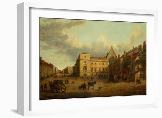 View of Whitehall with Old Palace Yard-English-Framed Giclee Print