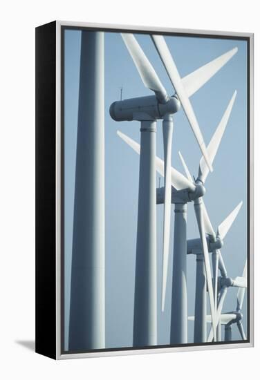 View of Wind Turbines In South Yorkshire-Chris Knapton-Framed Premier Image Canvas