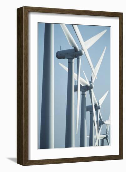 View of Wind Turbines In South Yorkshire-Chris Knapton-Framed Photographic Print