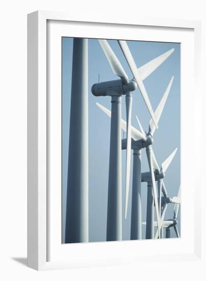 View of Wind Turbines In South Yorkshire-Chris Knapton-Framed Photographic Print