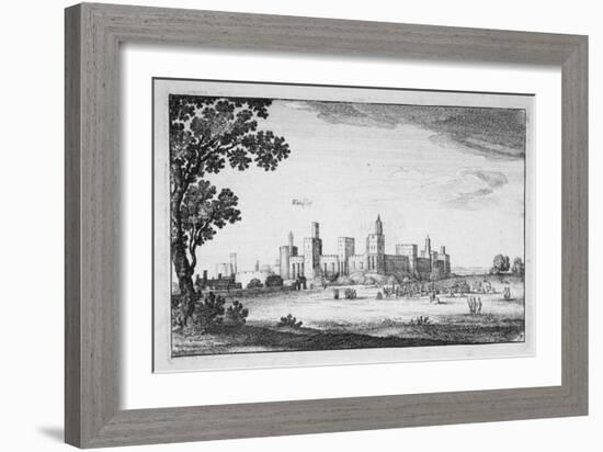 View of Windsor Castle, Berkshire, 1644-Wenceslaus Hollar-Framed Giclee Print