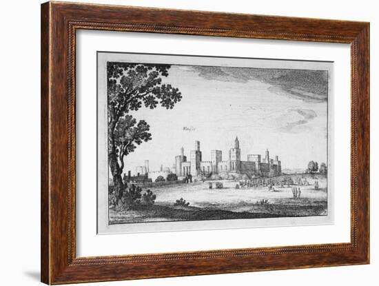 View of Windsor Castle, Berkshire, 1644-Wenceslaus Hollar-Framed Giclee Print