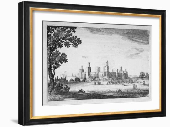 View of Windsor Castle, Berkshire, 1644-Wenceslaus Hollar-Framed Giclee Print