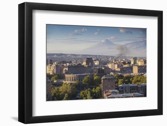 View of Yerevan and Mount Ararat from Cascade, Yerevan, Armenia, Central Asia, Asia-Jane Sweeney-Framed Photographic Print