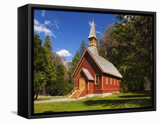 View of Yosemite Chapel in Springtime, Yosemite National Park, California, Usa-Dennis Flaherty-Framed Premier Image Canvas