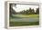 View on a Golf Course with Ground Fog, Praia D'El Rey, Atlantic Coast-Axel Schmies-Framed Premier Image Canvas