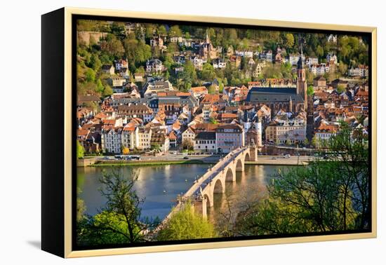 View on Heidelberg at Spring, Germany-sborisov-Framed Premier Image Canvas