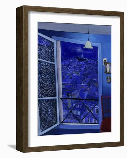 View on Montmartre (Vue Sur Montmartre)-Isy Ochoa-Framed Giclee Print