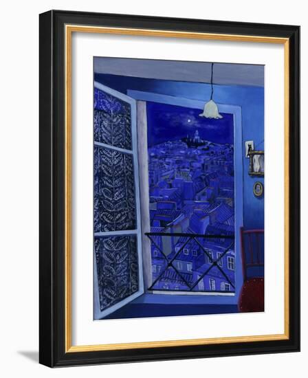 View on Montmartre (Vue Sur Montmartre)-Isy Ochoa-Framed Giclee Print