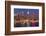 View on Night Manhattan, New York-sborisov-Framed Photographic Print