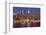 View on Night Manhattan, New York-sborisov-Framed Photographic Print