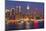 View on Night Manhattan, New York-sborisov-Mounted Photographic Print