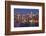 View on Night Manhattan, New York-sborisov-Framed Photographic Print