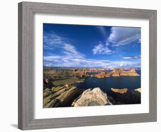 View on Padre Bay, Lake Powell, Utah, USA-Stefano Amantini-Framed Photographic Print