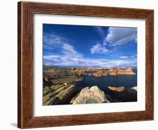 View on Padre Bay, Lake Powell, Utah, USA-Stefano Amantini-Framed Photographic Print