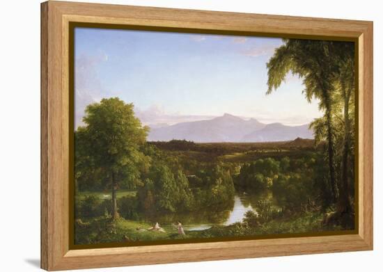 View on the Catskill - Early Autumn-Thomas Cole-Framed Stretched Canvas