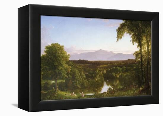 View on the Catskill - Early Autumn-Thomas Cole-Framed Stretched Canvas