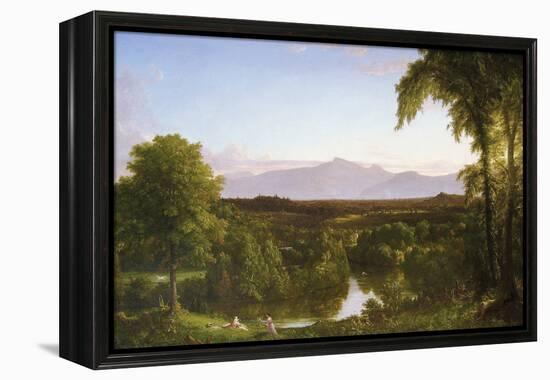 View on the Catskill - Early Autumn-Thomas Cole-Framed Stretched Canvas