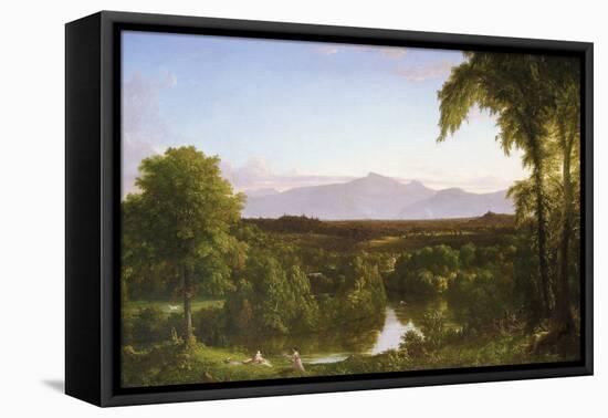 View on the Catskill - Early Autumn-Thomas Cole-Framed Stretched Canvas