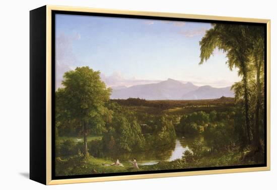 View on the Catskill - Early Autumn-Thomas Cole-Framed Stretched Canvas