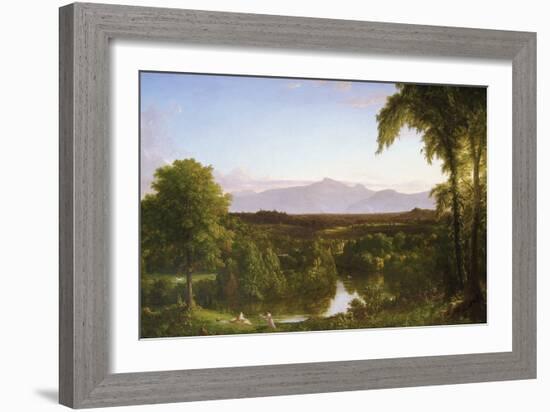 View on the Catskill - Early Autumn-Thomas Cole-Framed Art Print