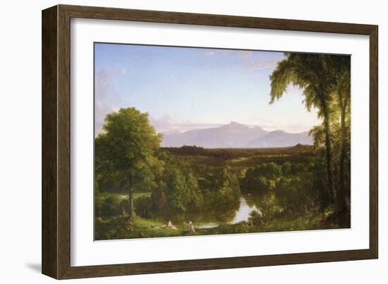 View on the Catskill - Early Autumn-Thomas Cole-Framed Art Print