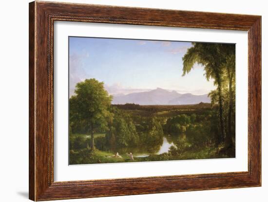 View on the Catskill - Early Autumn-Thomas Cole-Framed Art Print