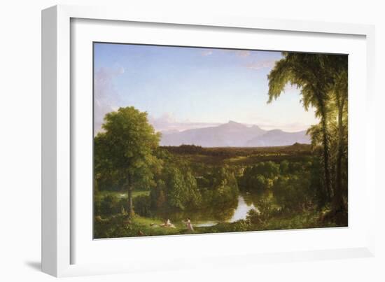 View on the Catskill - Early Autumn-Thomas Cole-Framed Art Print