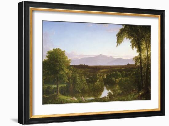 View on the Catskill - Early Autumn-Thomas Cole-Framed Art Print