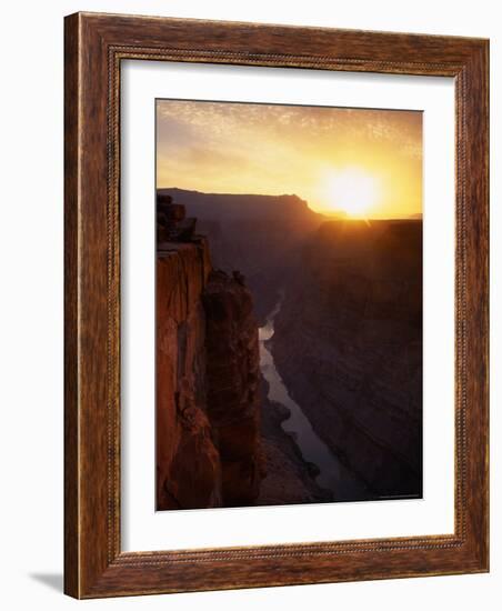 View on the Colorado River, Toroweep Point, North Rim, Grand Canyon National Park, Arizona, USA-Jerry Ginsberg-Framed Photographic Print