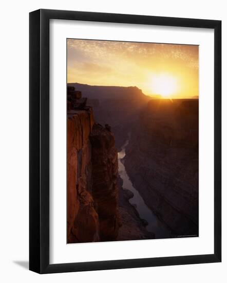 View on the Colorado River, Toroweep Point, North Rim, Grand Canyon National Park, Arizona, USA-Jerry Ginsberg-Framed Photographic Print
