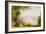 View on the Hudson River, C.1840-45 (Oil on Panel)-Thomas Creswick-Framed Giclee Print