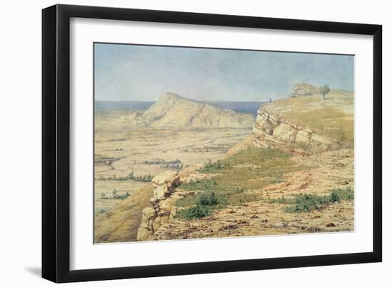 View on the Island of Rhodes-Richard Dadd-Framed Premium Giclee Print