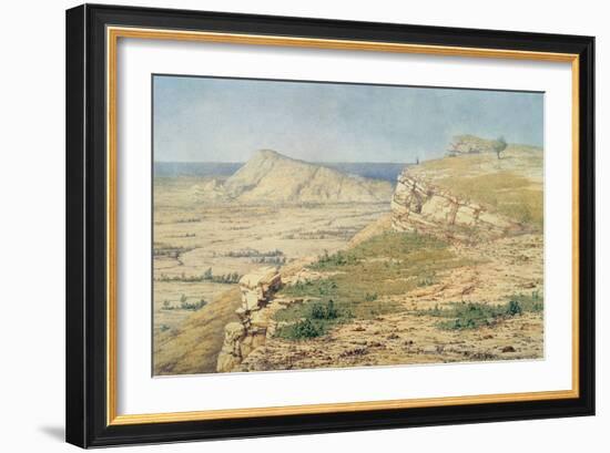 View on the Island of Rhodes-Richard Dadd-Framed Premium Giclee Print