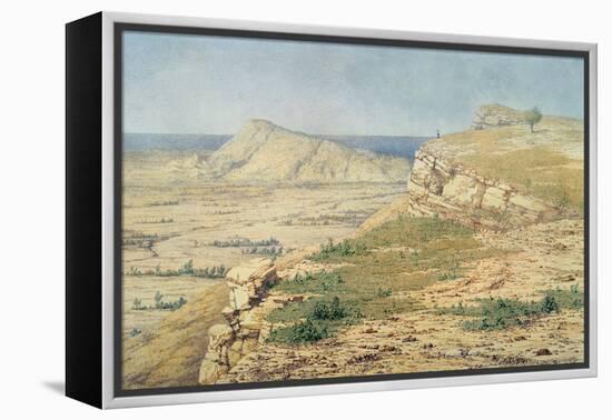 View on the Island of Rhodes-Richard Dadd-Framed Premier Image Canvas