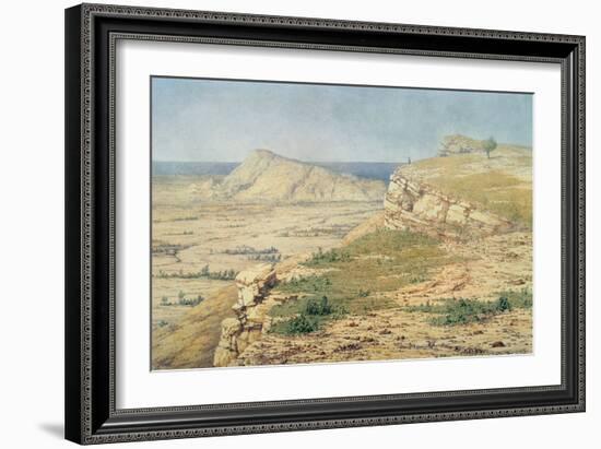 View on the Island of Rhodes-Richard Dadd-Framed Giclee Print