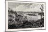 View on the Mississippi, USA, 1870s-null-Mounted Giclee Print