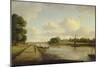 View on the River Thames at Richmond (?), C.1776-William Marlow-Mounted Giclee Print