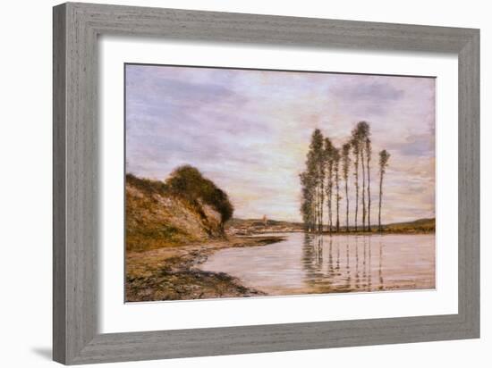 View on the Seine: Harp of the Winds-Homer Dodge Martin-Framed Giclee Print