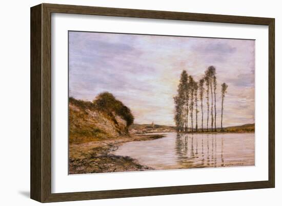 View on the Seine: Harp of the Winds-Homer Dodge Martin-Framed Giclee Print