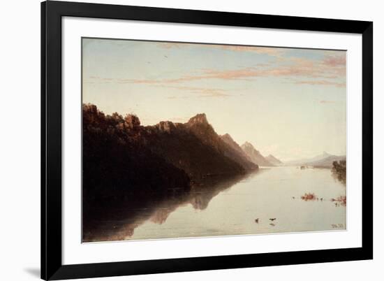 View on the Upper Mississippi, 1855-John Frederick Kensett-Framed Giclee Print